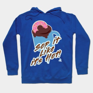 Sop Like A Hot Donut Slogan Cartoon Hoodie